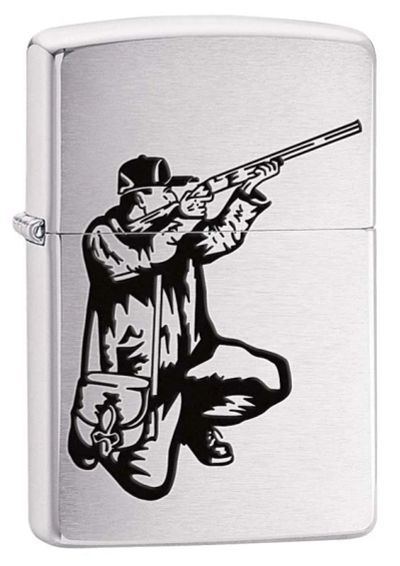 Лот: 6852883. Фото: 1. Zippo Зажигалка - зиппо "Охотник... Зажигалки, спички, пепельницы