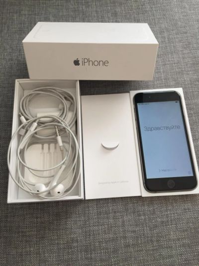 Лот: 8201609. Фото: 1. iPhone 6 128Gb полный комплект. Смартфоны