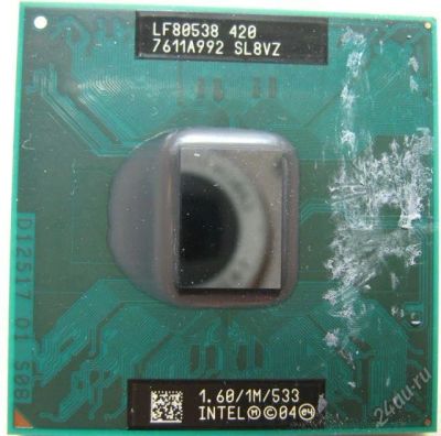 Лот: 104844. Фото: 1. Celeron M 420 (1600Mhz\1Mb\533... Процессоры