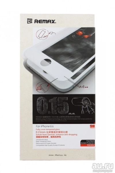 Лот: 8987744. Фото: 1. Защитное стекло iPhone 6 REMAX... Защитные стёкла, защитные плёнки