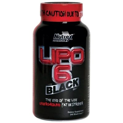 Лот: 3695264. Фото: 1. Жиросжигатель Lipo-6 Black от... Спортивное питание, витамины
