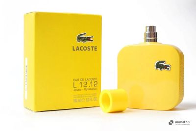 Лот: 11005182. Фото: 1. Lacoste 12.12 Jaune Optimistic. Мужская парфюмерия