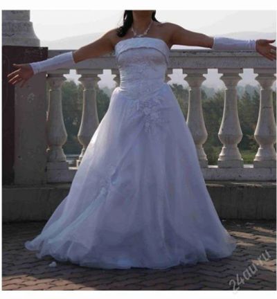 Лот: 1554656. Фото: 1. Свадебное платье + пышная юбка... Другое (свадебная мода)