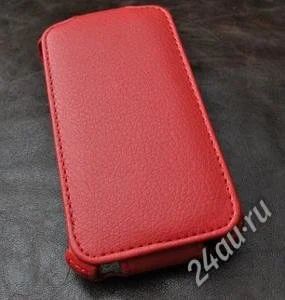 Лот: 3083800. Фото: 1. Чехол Книжка HTC One S Красный... Чехлы, бамперы