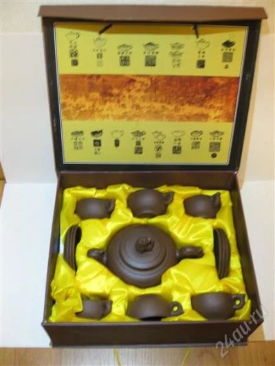 Лот: 2098319. Фото: 1. Чайный набор на 6 персон. Сервизы, наборы посуды