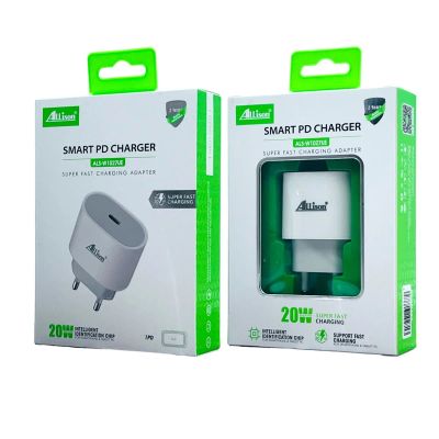 Лот: 22143234. Фото: 1. CЗУ ALLISON ASL-W1027UE USB-C... Зарядные устройства, блоки питания, адаптеры сетевые для смартфонов