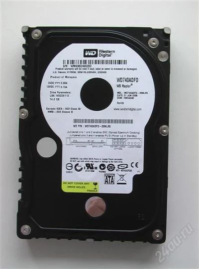Лот: 747009. Фото: 1. WD Raptor WD740ADFD. Жёсткие диски (HDD)