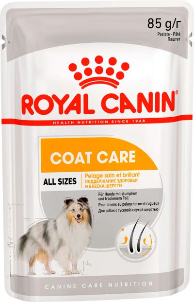 Лот: 15054877. Фото: 1. (Роял Канин) Coat Care 85г пауч... Корма