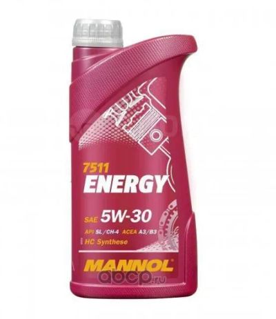 Лот: 20549717. Фото: 1. Mannol 5w30 Energy моторное масло. Масла, жидкости