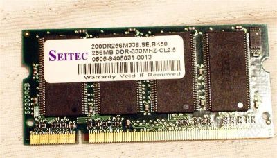 Лот: 402504. Фото: 1. Модуль памяти DDR-333. Оперативная память