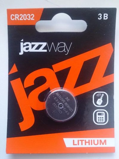 Лот: 7047226. Фото: 1. CR2032 3V Jazzway батарейка CMOS... Другое (комплектующие)