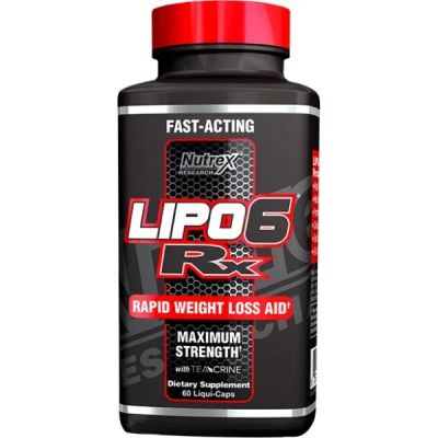 Лот: 9867246. Фото: 1. Lipo-6 RX 60 капс. Nutrex (Липо... Спортивное питание, витамины