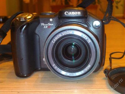 Лот: 2395236. Фото: 1. Canon Power Shot S3IS с сумкой... Цифровые компактные