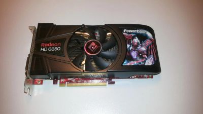 Лот: 6527499. Фото: 1. Видеокарта Radeon HD 6850 1Гб... Видеокарты