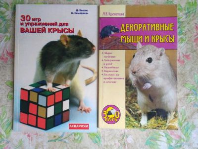 Лот: 10125214. Фото: 1. 2 Книги "Декоративные мыши и крысы... Домашние животные