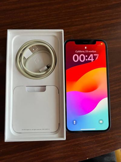 Лот: 24639324. Фото: 1. iPhone 12 Blue 64Gb. Смартфоны