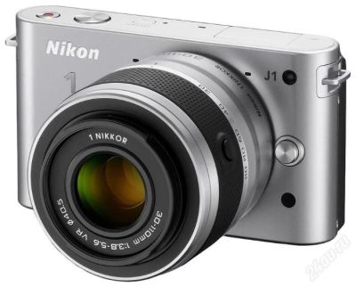 Лот: 2329326. Фото: 1. фотоаппарат nikon j1 10-30 kit... Цифровые компактные