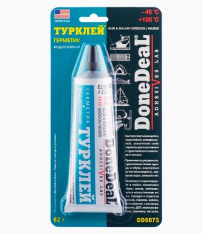 Лот: 21006923. Фото: 1. Клей DoneDeal "ТурКлей" прозрачный... Клеи, герметики, пена монтажная, клейкие ленты