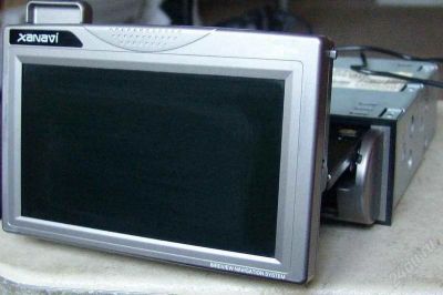 Лот: 1103047. Фото: 1. Монитор 5.8" 1DIN XANAVI XM-003... Мониторы, DVD