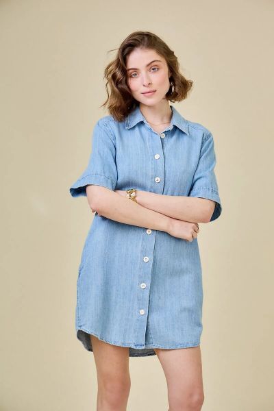 Лот: 25037493. Фото: 1. Платье-рубашка LaRedoute. Другое (одежда, обувь, галантерея)