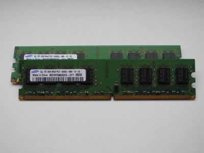 Лот: 3847229. Фото: 1. память Samsung 2ГБ DDR2-800. Оперативная память