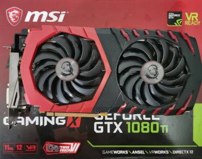 Лот: 19289701. Фото: 1. Видеокарта MSI gtx 1080ti. Видеокарты