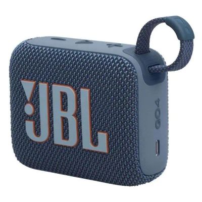 Лот: 25407981. Фото: 1. Портативная колонка JBL Go 4 Blue. Портативные, беспроводные колонки