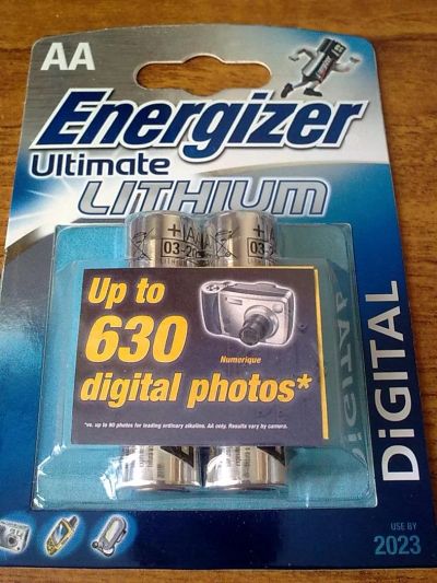 Лот: 3923637. Фото: 1. Литиевая батарейка Energizer Ultimate... Батарейки, аккумуляторы, элементы питания