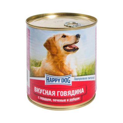 Лот: 10400194. Фото: 1. корм Happy Dog Вкусная Говядина... Корма