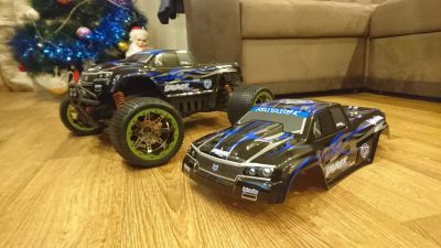 Лот: 10893573. Фото: 1. Кузов 1:8 hpi savage Flux окрашенный. Автомоделизм