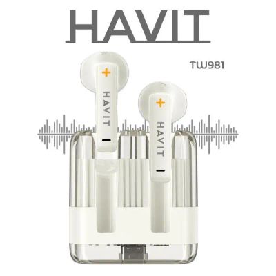 Лот: 25409663. Фото: 1. Беспроводные наушники Havit TW981... Наушники, гарнитуры
