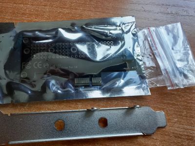 Лот: 25334729. Фото: 1. Переходник SSD M2 NVMe, размер... Шлейфы, кабели, переходники
