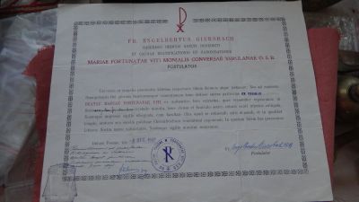 Лот: 9199353. Фото: 1. антикварный документ к мощевику... Документы, ценные бумаги, письма