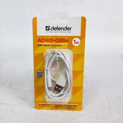 Лот: 20039195. Фото: 1. Кабель Defender USB2.0 AM-Lightning... Дата-кабели, переходники