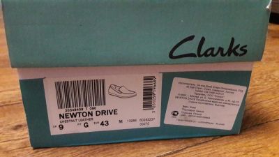 Лот: 8956305. Фото: 1. Туфли, мокасины Clarks newton... Мокасины