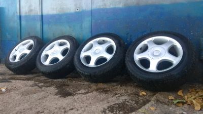 Лот: 14671271. Фото: 1. WORK R15+Nokian 185/65 Japan. Шины на дисках