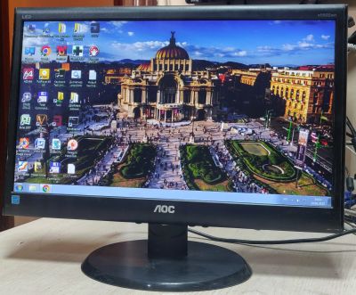 Лот: 20539809. Фото: 1. Монитор 18.5'' AOS E950S/1366x768... ЖК-мониторы