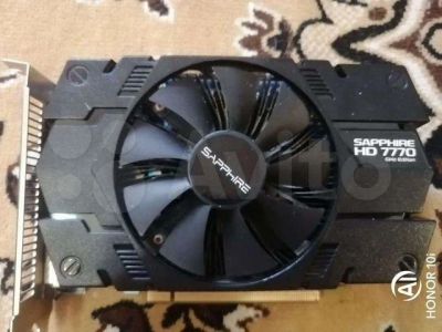 Лот: 17525571. Фото: 1. Видеокарта sapphire hd7770 на... Видеокарты