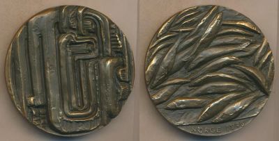Лот: 7247953. Фото: 1. Швеция 1976 Медаль Norges - Норвегия... Сувенирные