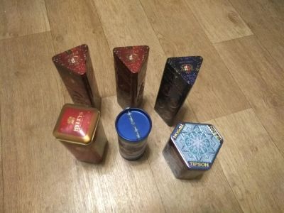 Лот: 10336376. Фото: 1. Банки из-под чая. Контейнеры, банки