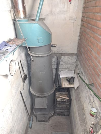 Лот: 25728308. Фото: 1. Твердотопливный котел с вагона... Отопительные котлы, печи