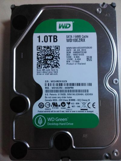 Лот: 4904246. Фото: 1. НОВЫЙ! Western Digital WD10EZRX... Жёсткие диски (HDD)