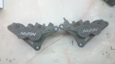 Лот: 7717782. Фото: 1. Тормозной суппорт nissin от suzuki... Запчасти