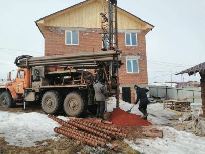 Лот: 19003325. Фото: 1. Бурение скважин под ключ!. Строительство домов, дач, гаражей, бань