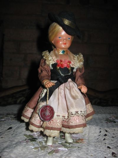 Лот: 14411036. Фото: 1. Антикварная кукла Original Trachten... Куклы