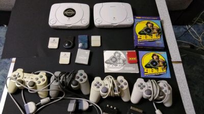 Лот: 13963955. Фото: 1. 2 игровые приставки Sony PlayStation... Игровые приставки, консоли