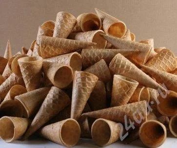 Лот: 315836. Фото: 1. Вафельные рожки. Материалы и сырьё