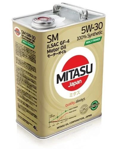 Лот: 20555499. Фото: 1. MITASU MOLY-TRIMER 5W30 ILSAC... Масла, жидкости