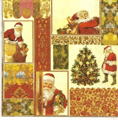 Лот: 3274499. Фото: 1. Салфетка для декупажа новогодняя. Декупаж