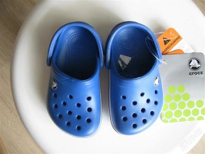 Лот: 1856003. Фото: 1. Новые CROCS Сабо Крокбэнд Си Блю... Сандалии